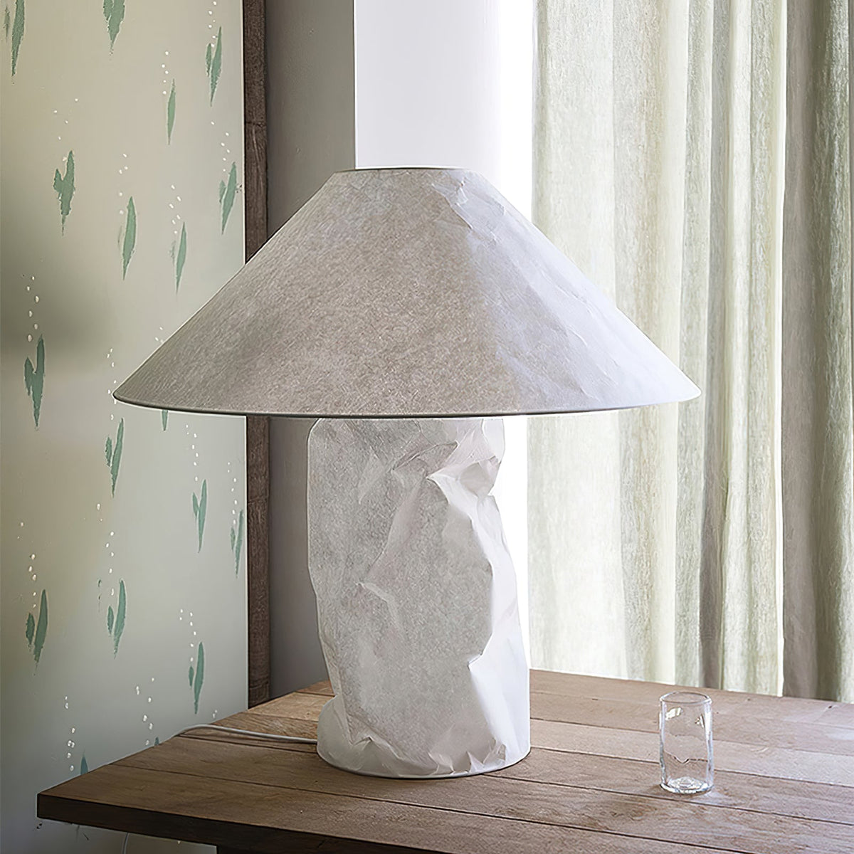 Lalemu Artisanale en Papier pour Lampe de Table