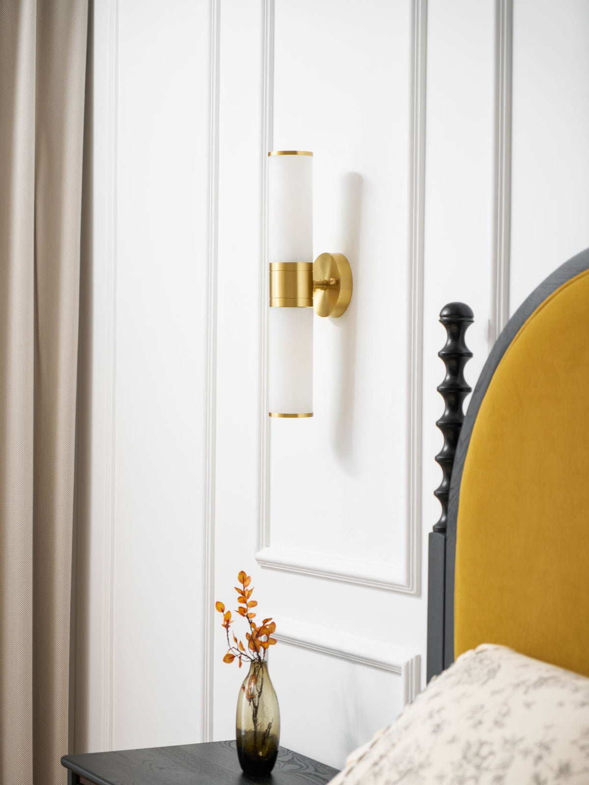 Lampatron Alabaster Wall Lamp-Neutral Decor
