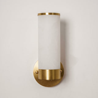 Olvynis Applique Murale Laiton Albâtre Minimaliste Moderne
