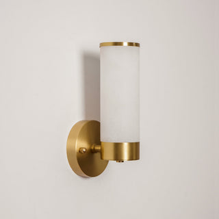Olvynis Applique Murale Laiton Albâtre Minimaliste Moderne