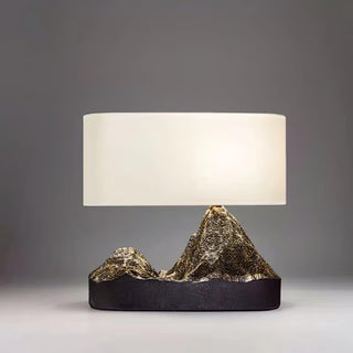 Della Lampe de Table en Résine Naturelle