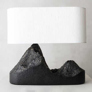 Della Lampe de Table en Résine Naturelle