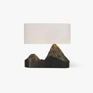 Della Lampe de Table en Résine Naturelle