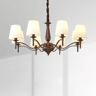 Zosolia Lustre en Tissu et Laiton Industriel Vintage de Luxe