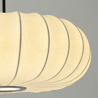 Lantern Silk Pendant Lamp-Neutral Decor