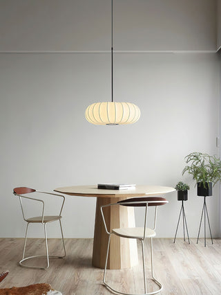Lantern Silk Pendant Lamp-Neutral Decor