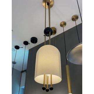 Ucaryra Suspension Lantern en Métal et Verre Premium Élégance