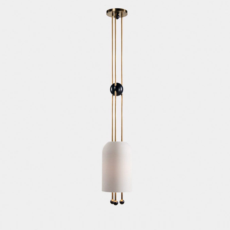 Adrielle Suspension Lantern en Métal et Verre Premium Élégance