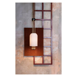 Ucaryra Suspension Lantern en Métal et Verre Premium Élégance