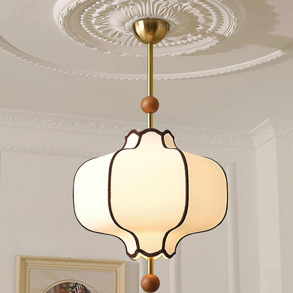 Aura Suspension lanterne en Tissu