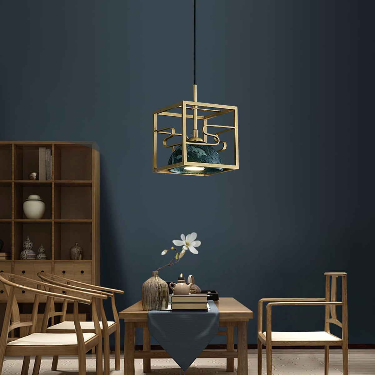 Cubo Suspension en Laiton Moderne