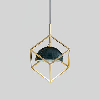 Cubo Suspension en Laiton Moderne