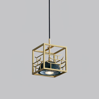 Cubo Suspension en Laiton Moderne