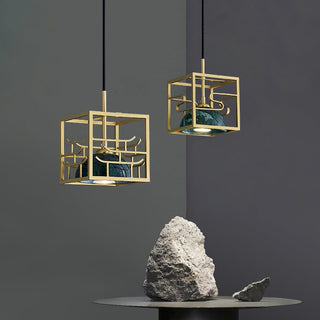 Cubo Suspension en Laiton Moderne