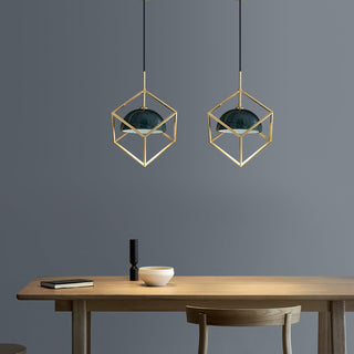 Cubo Suspension en Laiton Moderne