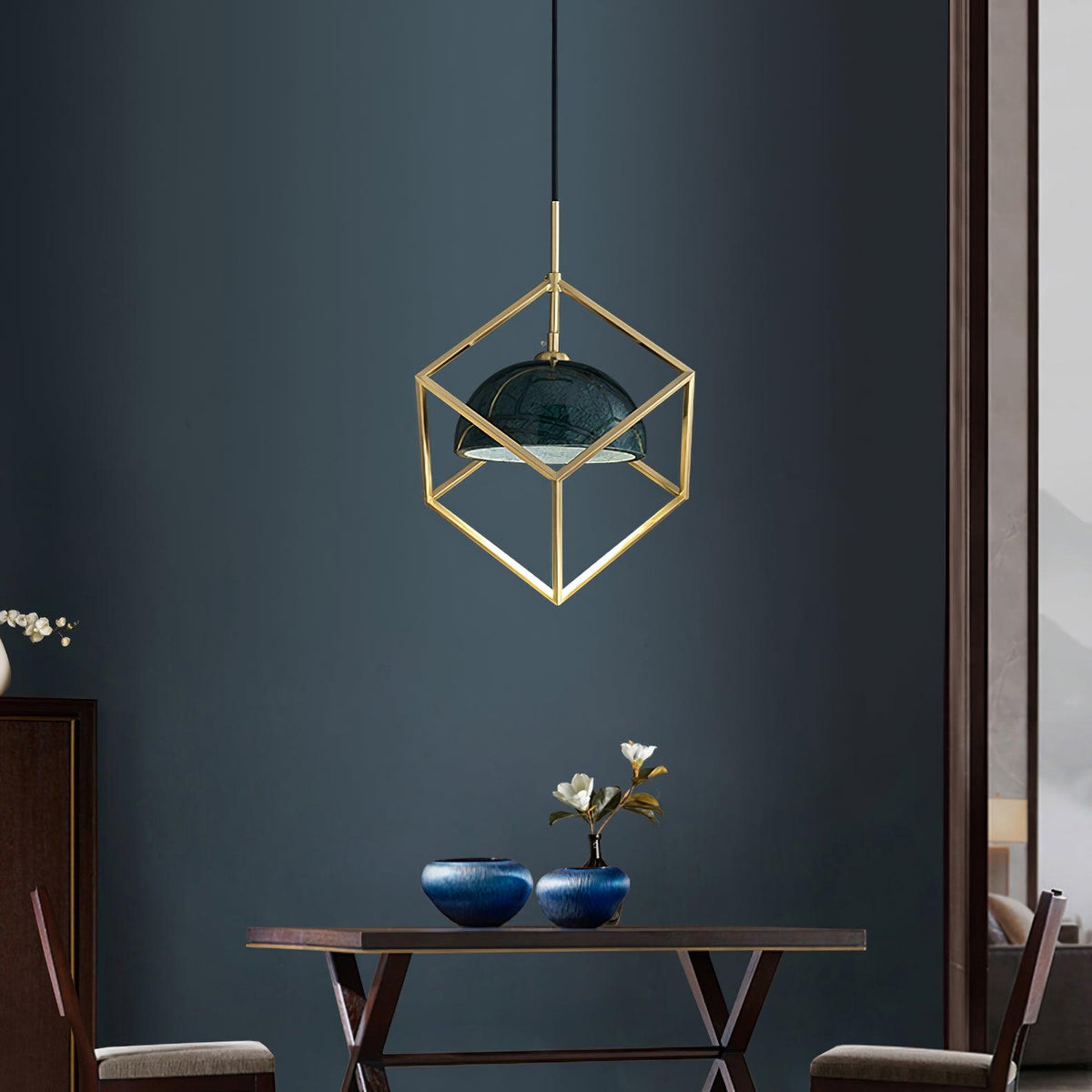 Cubo Suspension en Laiton Moderne