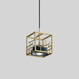 Cubo Suspension en Laiton Moderne