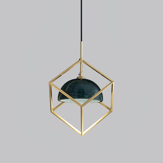 Cubo Suspension en Laiton Moderne