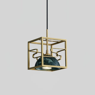 Cubo Suspension en Laiton Moderne