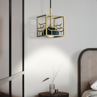 Cubo Suspension en Laiton Moderne