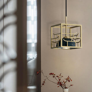 Cubo Suspension en Laiton Moderne