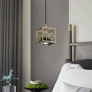 Cubo Suspension en Laiton Moderne