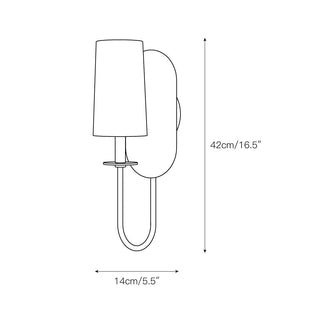 Voloraris Lampe Murale en Tissu et Laiton Premium Élégance