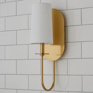 Voloraris Lampe Murale en Tissu et Laiton Premium Élégance