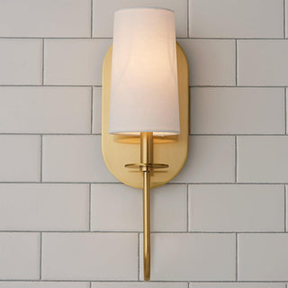 Voloraris Lampe Murale en Tissu et Laiton Premium Élégance