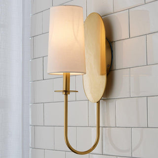 Voloraris Lampe Murale en Tissu et Laiton Premium Élégance