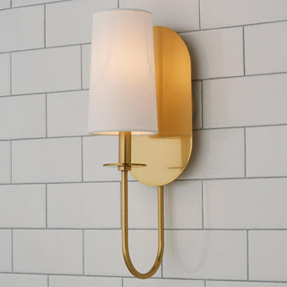 Voloraris Lampe Murale en Tissu et Laiton Premium Élégance
