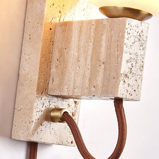 Avirae Applique Murale Globe Travertine Cute