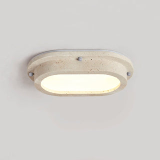 Remy Minimaliste Plafonnier Ligne Travertin Jaune