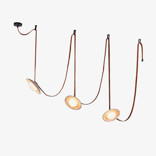 Ulsoryra Organique Travertin Pendentif Lumière Grappe