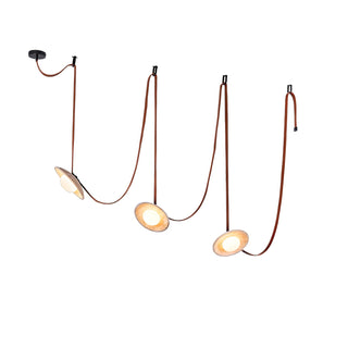 Ulsoryra Organique Travertin Pendentif Lumière Grappe