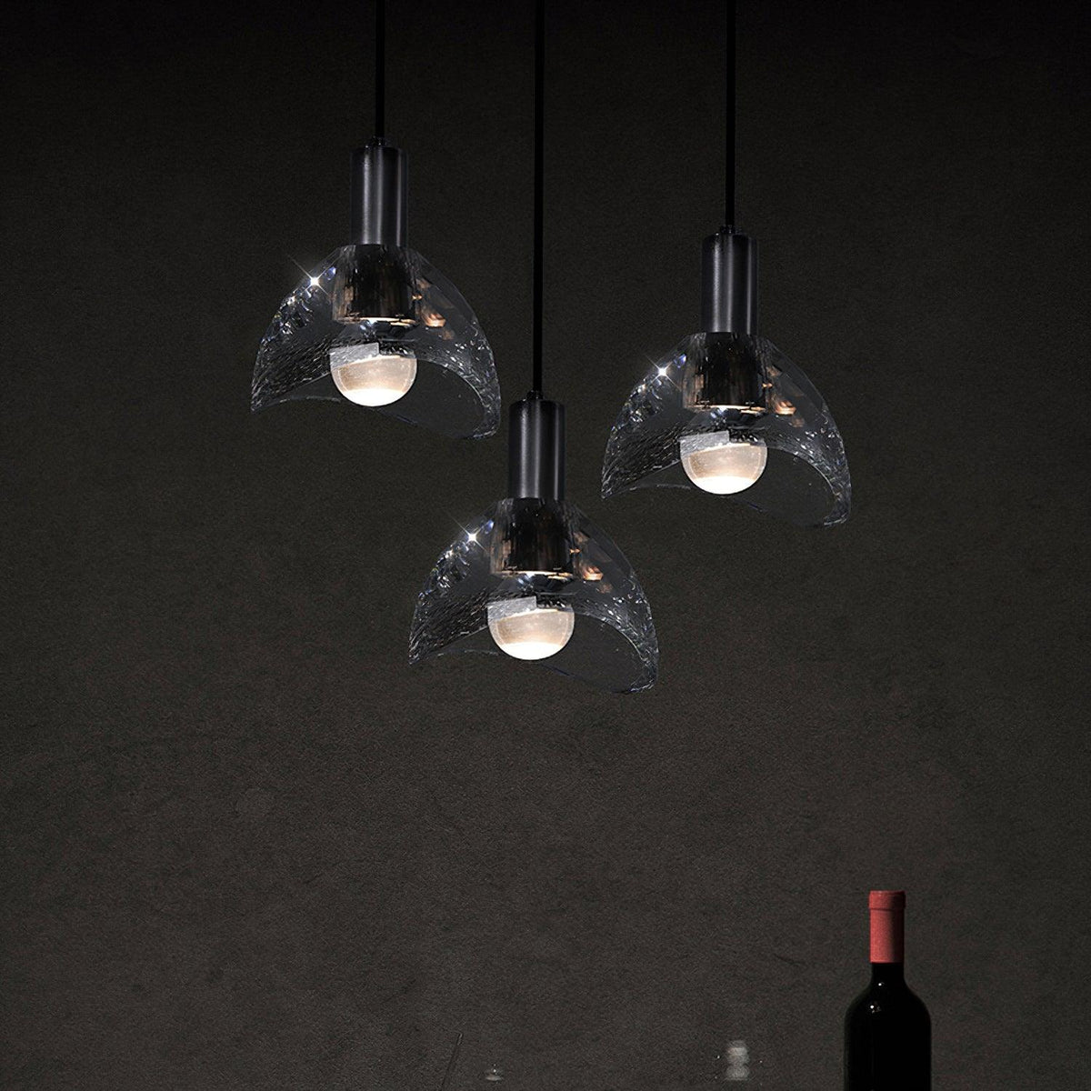 Casios Suspension en Verre Art Nordique Premium