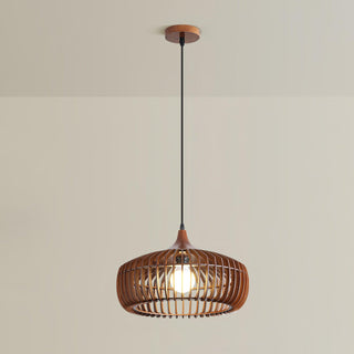 Vesva Bois Rétro Pendentif Lampe