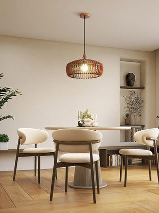 Vesva Bois Rétro Pendentif Lampe