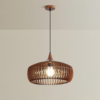 Vesva Bois Rétro Pendentif Lampe