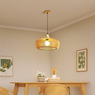 Vesva Bois Rétro Pendentif Lampe