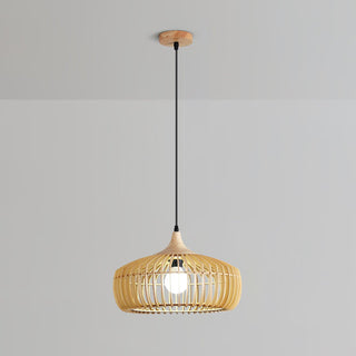 Vesva Bois Rétro Pendentif Lampe