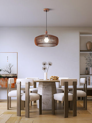 Vesva Bois Rétro Pendentif Lampe