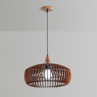 Vesva Bois Rétro Pendentif Lampe