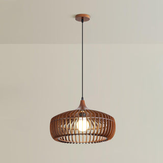 Vesva Bois Rétro Pendentif Lampe
