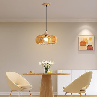 Vesva Bois Rétro Pendentif Lampe