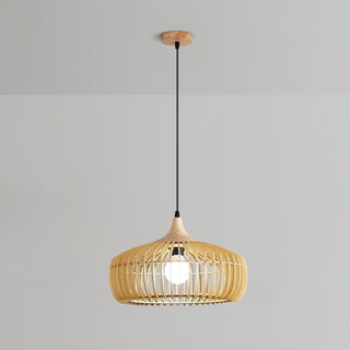 Vesva Bois Rétro Pendentif Lampe