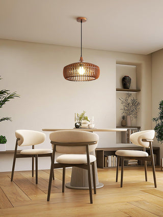 Vesva Bois Rétro Pendentif Lampe