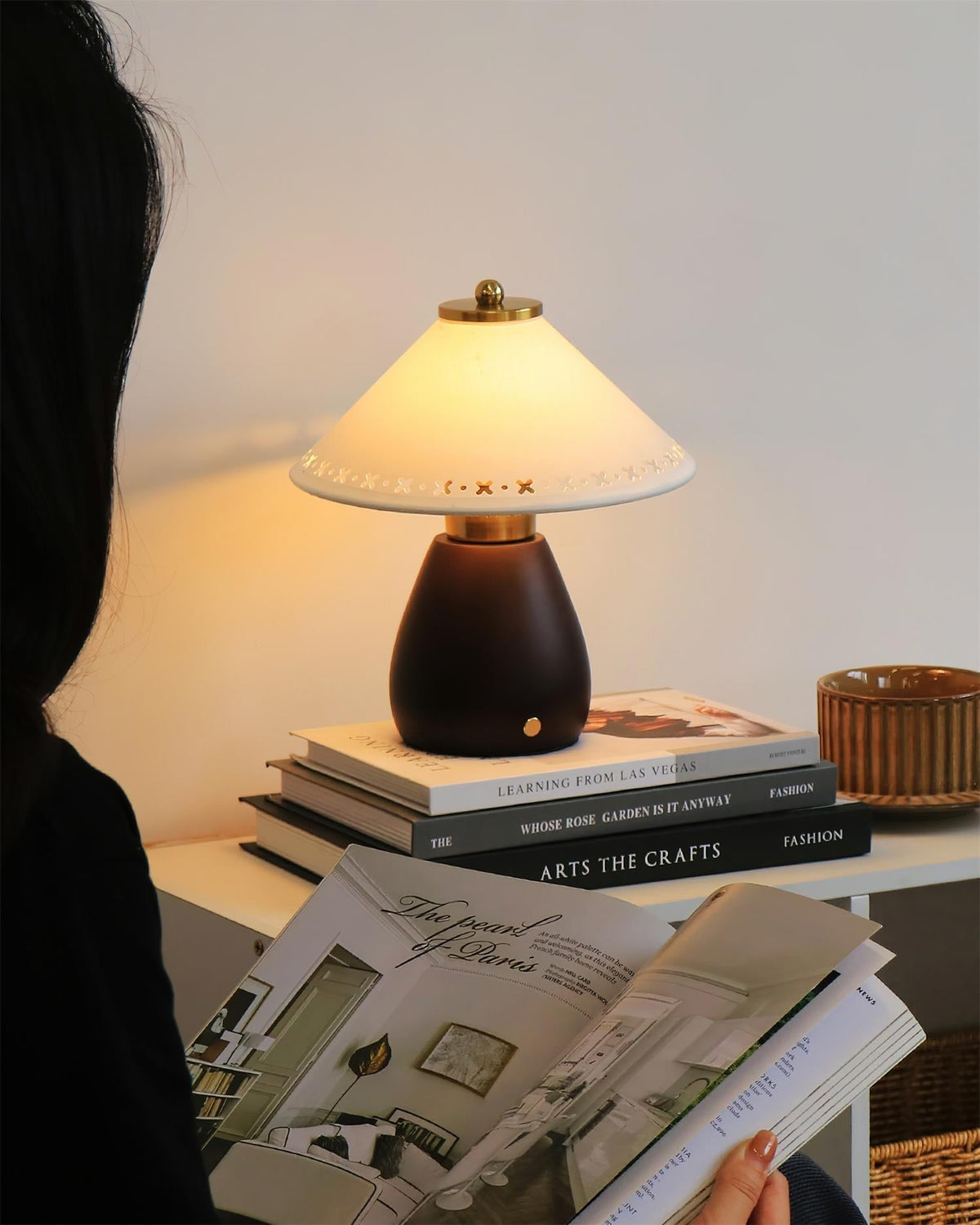 Moire Lampe de Table