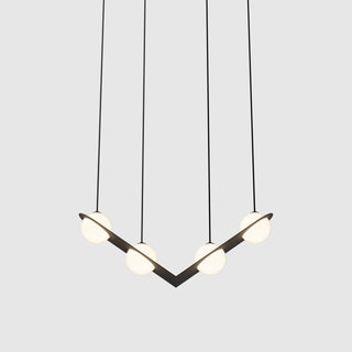 Selan Suspension en Verre Noir