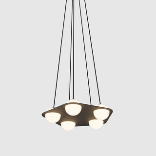 Selan Suspension en Verre Noir
